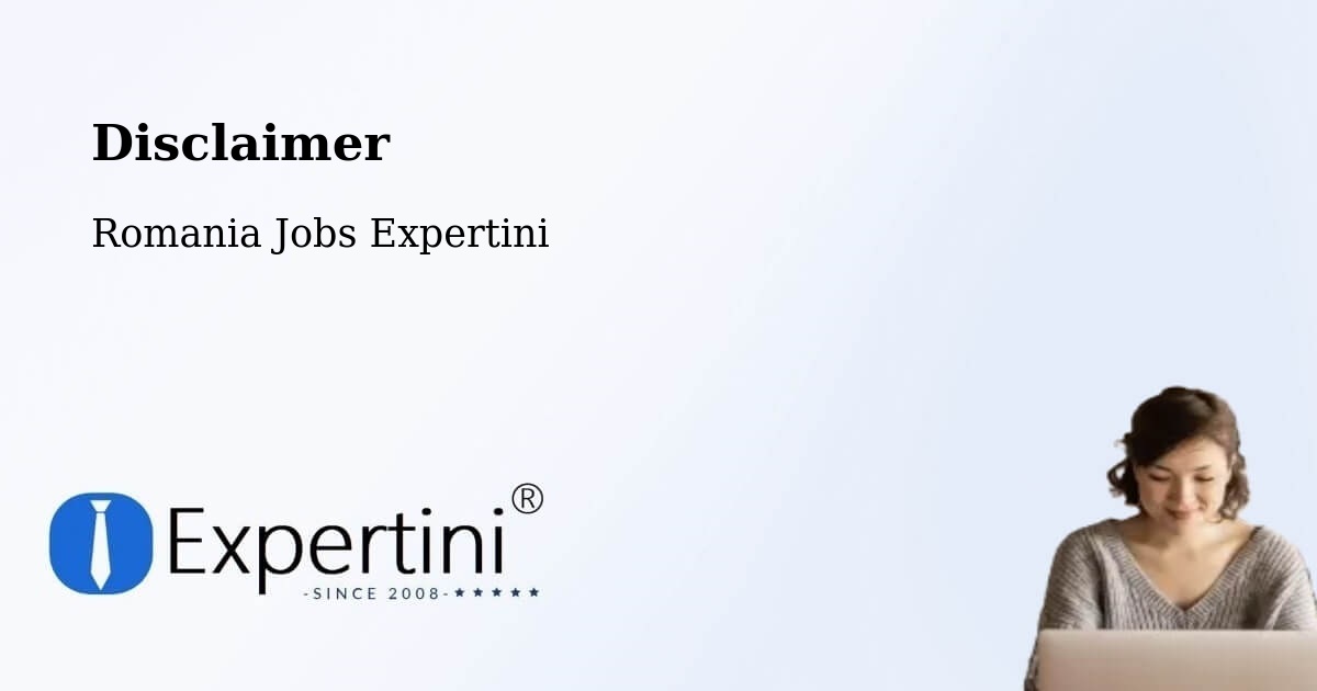 Disclaimer – Pardina - Romania Jobs Expertini