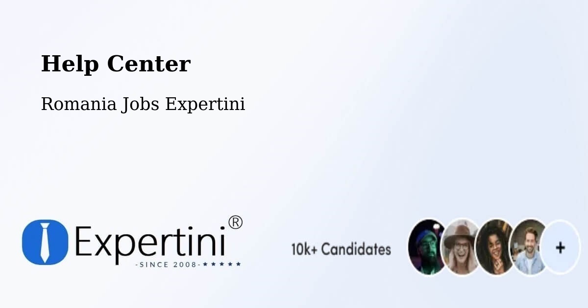 Help Center – Pardina - Romania Jobs Expertini